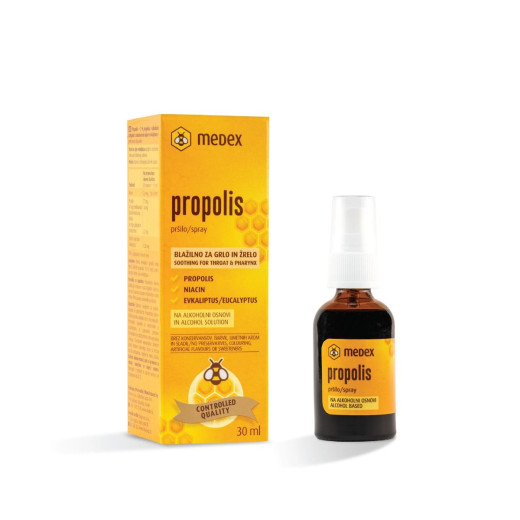 Medex, Propolis pršilo na alkoholni osnovi, 30 ml
