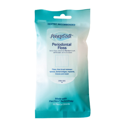Zobna nitka ProxySoft Periodontal, 50 nitk