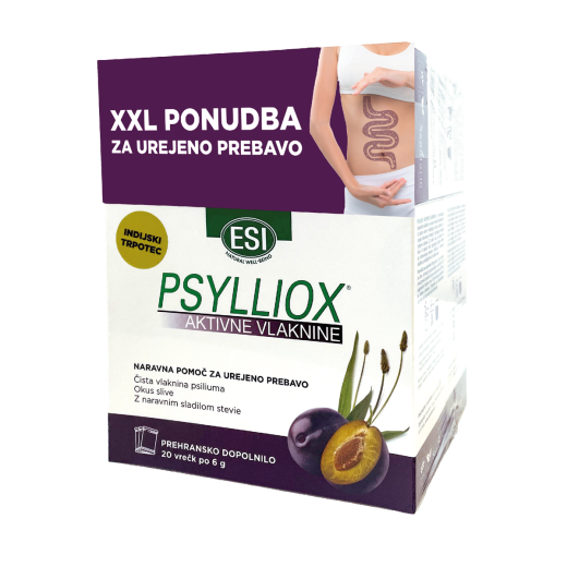 Psylliox, aktivne vlaknine XXL PONUDBA, 3x20 vrečk