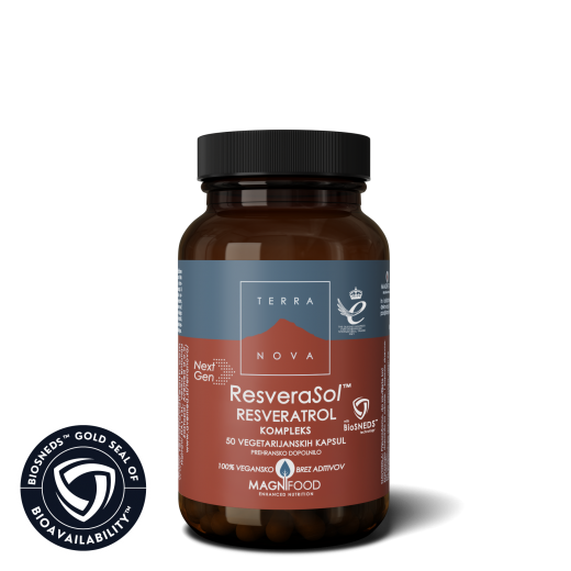 Terranova, ResveraSol RESVERATROL, kompleks, 50 kaps