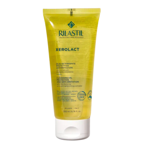 Rilastil, Xerolact čistilno olje za obraz in telo, 200 ml