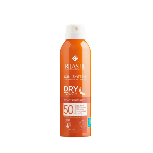 Rilastil, SS dry touch transparent sprej SPF 50, 200 ml
