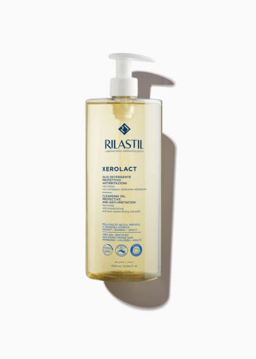 Rilastil, Xerolact čistilno olje za obraz in telo, 1000 ml