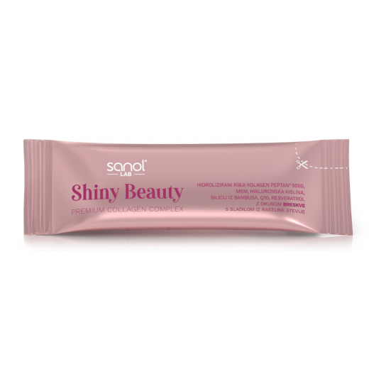 Sanol LAB, Shiny Beauty Premium Collagen Complex, 1 vrečka (enojno pakiranje)