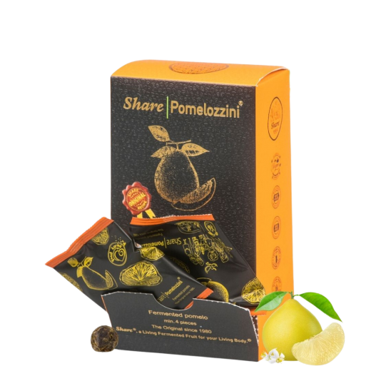 SharePomelozzini® fermentiran pomelo - škatla 4 kos