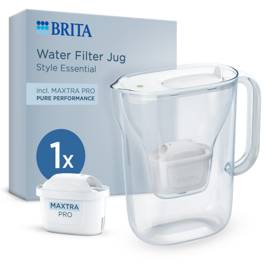 BRITA STYLE mat bela, vrč za filtriranje vode 2,4 L