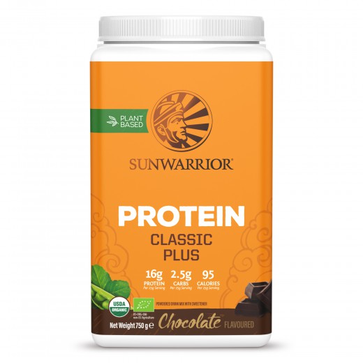 Proteini Sunwarrior Classic Plus čokolada, 750 g