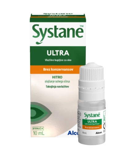 Systane Ultra vlažilne kapljice BREZ KONZERVANSOV, 10 ml