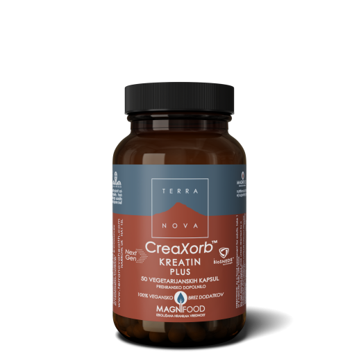 Terranova, CreaXorb KREATIN PLUS, kompleks, 50 kapsul