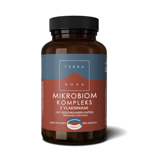 Terranova, Mikrobiom kompleks z vlakninami, 100 kapsul
