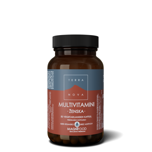 Terranova, Multivitamin za ženske, 50 kapsul