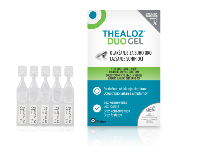 Thealoz Duo gel, enoodmerne gel kapljice za oko, 30x 0,4g