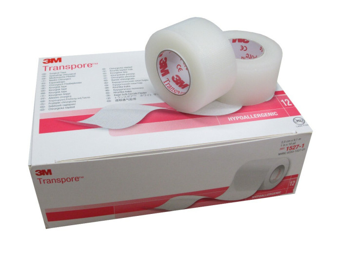 TRANSPORE TAPE, dimenzije 2,5 cm x 9 m