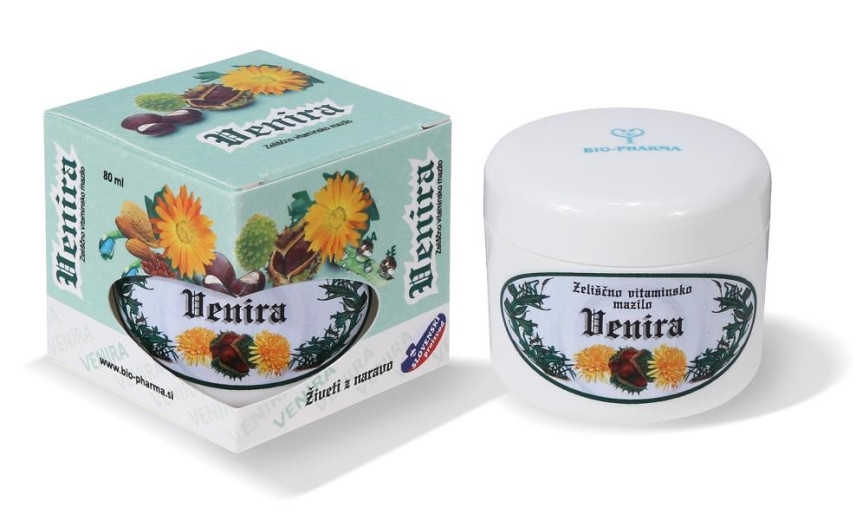 VENIRA zeliščno vitaminsko mazilo, 80 ml