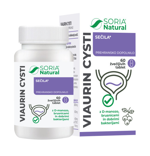 Soria Natural, VIAURIN CYSTI TABLETE, 60 tablet