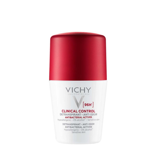 VICHY, DÉODORANT CLINICAL CONTROL 96h Roll-on dezodorant proti neprijetnemu vonju, 50 ml