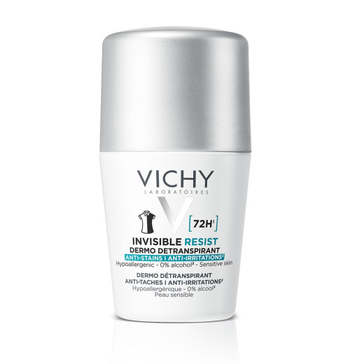 Vichy, Invisible resist 72h*, Dermo Detranspirant proti madežem in razdraženosti, 50 ml