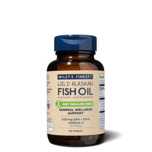 Wiley's Finest, Easy Swallow Minis, 60 kapsul