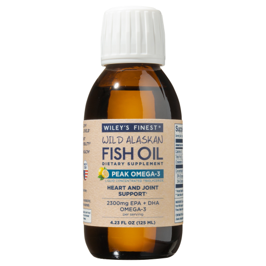 Wiley's Finest, Wild Alaskan fish oil, Peak Omega-3, 125 ml