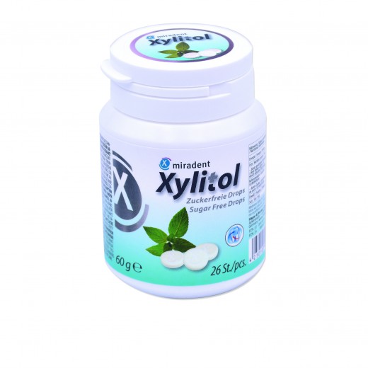 Xylitol pastile brez sladkorja, okus mete