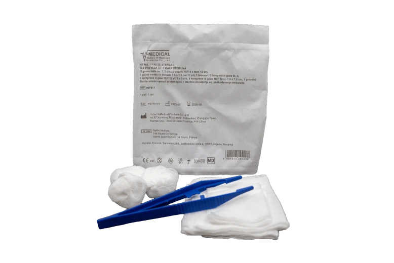 SET PREVEZA ŠT. 1. GAZA STERILNA, 20 kos