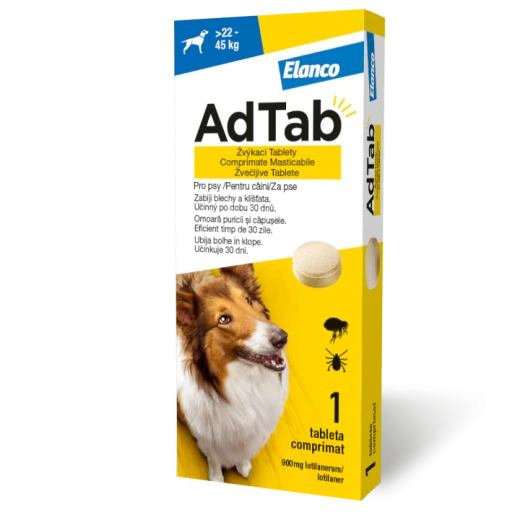 AdTab za pse 22-45kg /900 mg, 1 tableta