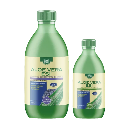Aloe Vera Esi borovnica, 1 l + Aloe vera sok maksimalna moč 500 ml