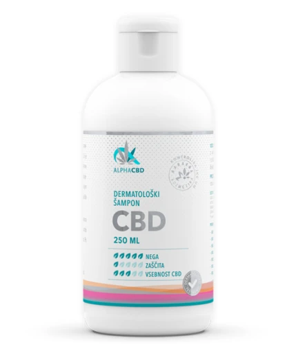 Alpha CBD, Dermatološki šampon CBD, 250 ml