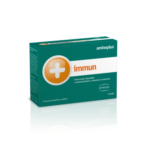 aminoplus immun, granulat za napitek, 7 vrečk