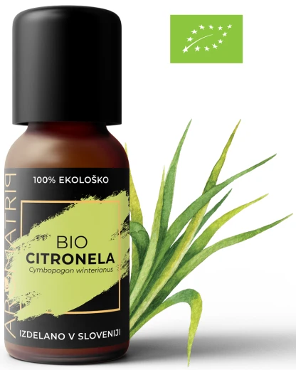 AROMATRIP®, CITRONELA, BIO eterično olje, 15 ml