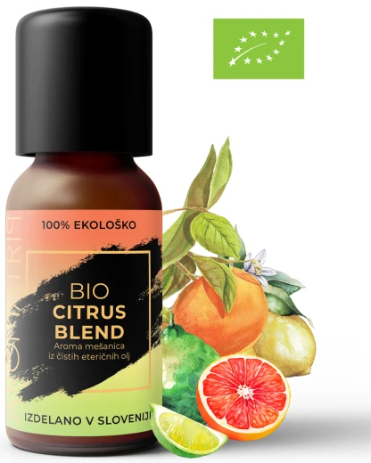 AROMATRIP®, CITRUS BLEND, BIO aroma mešanica eteričnih olj, 15 ml