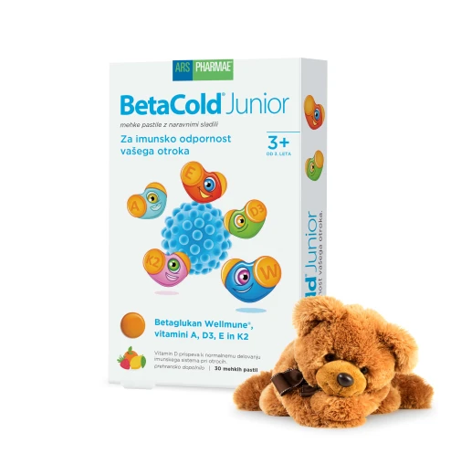 Ars Pharmae, BetaCold® Junior, 30 mehkih pastil