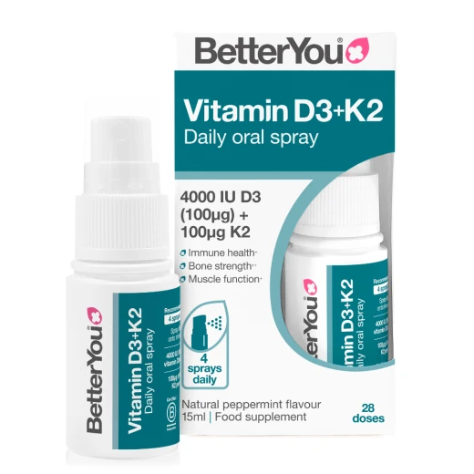 BetterYou, Vitamin D3+K2, 15 ml
