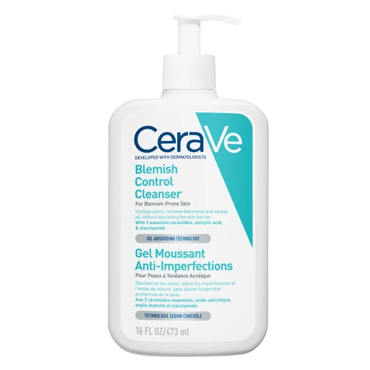 CeraVe, čistilni gel za kožo nagnjeno k nepravilnostim, 473 ml