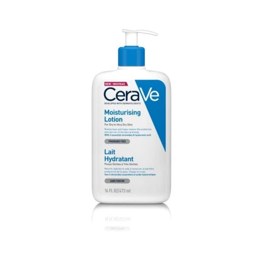 CeraVe, vlažilni losjon za suho in zelo suho kožo, 473 ml
