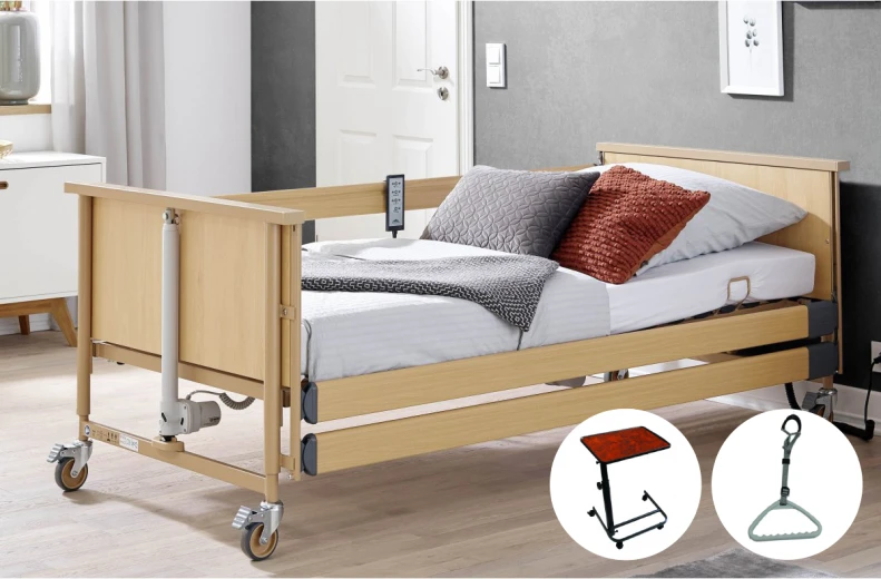 DALI Economic Procare, Električna negovalna postelja kovinsko ležišče, 200x90 cm