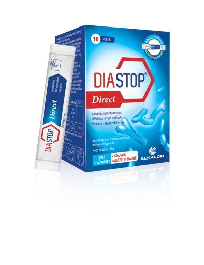 DIASTOP® Direct peroralni prašek za direktno uporabo, 10 vrečk