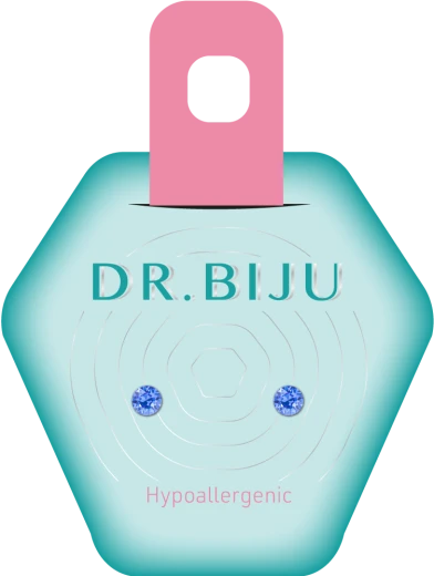Dr. Biju, Hipoalergeni uhani Xiri Sapphire