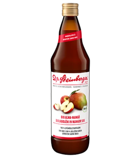 Dr. Steinberger, Bio jabolčni in mangov sok, 750 ml