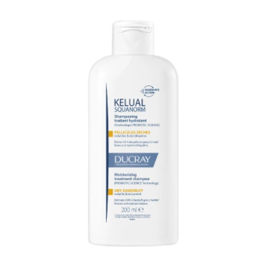 Ducray, KELUAL SQUANORM vlažilni tretma šampon SUHI PRHLJAJ, 200 ml
