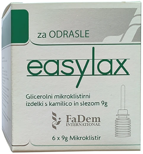 EASYLAX 2.500 MG MIKRO KLIZMA ZA ODRASLE 9 G 6Xkom