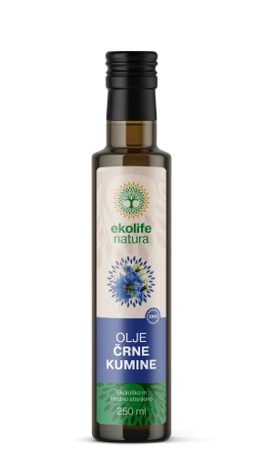 Ekološko olje črne kumine Ekolife natura, 250 ml