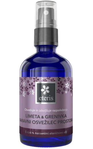 Eteris, Naravni osvežilec prostora limeta in grenivka, 100 ml