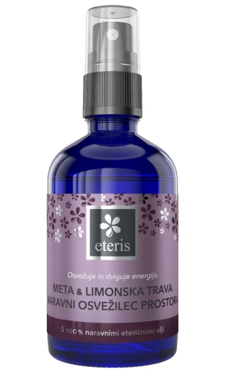 Eteris, Naravni osvežilec prostora meta in limonska trava, 100 ml