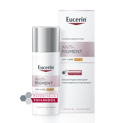 Eucerin, Anti Pigment dnevna nega proti pigmentnim madežem z ZF30, 50 ml