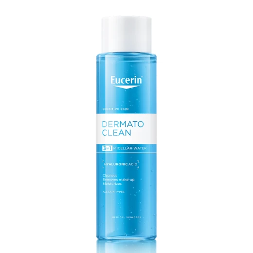 Eucerin, DermatoClean HYALURON micelarni čistilni fluid 3 v 1, 400 ml