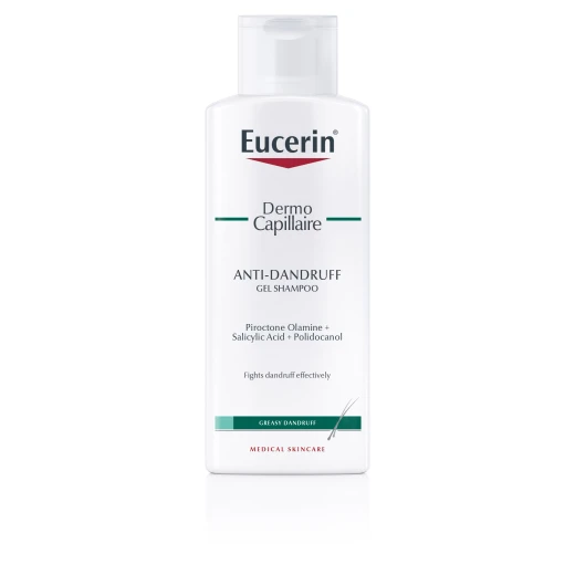 Eucerin, DermoCapillaire šampon proti prhljaju mastni prhljaj, 250 ml