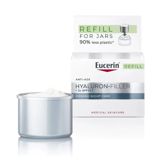 Eucerin, Hyaluron-Filler nočna krema, 50 ml (REFILL)