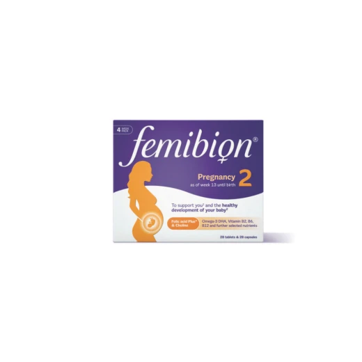 FEMIBION 2 – Nosečnost od 13. tedna do rojstva, 28 tab + 28 kap