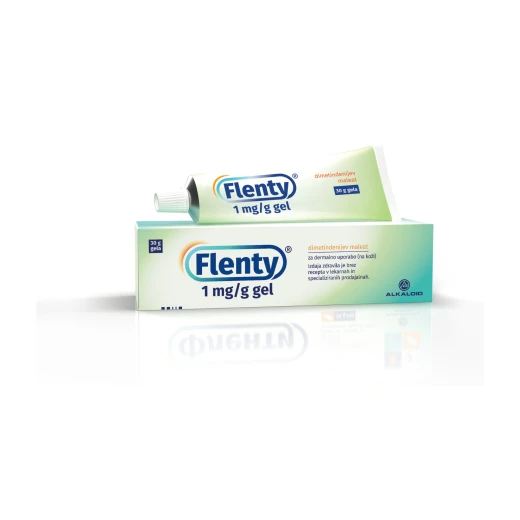 Flenty, dimetindenijev maleat gel, 1 mg/g, 30 g